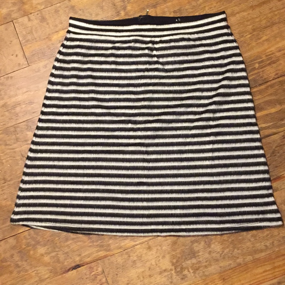 Anthropologie black white mod skirt